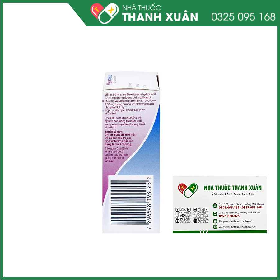 Vigadexa thuốc điều trị các chứng nhiễm khuẩn ở mắt